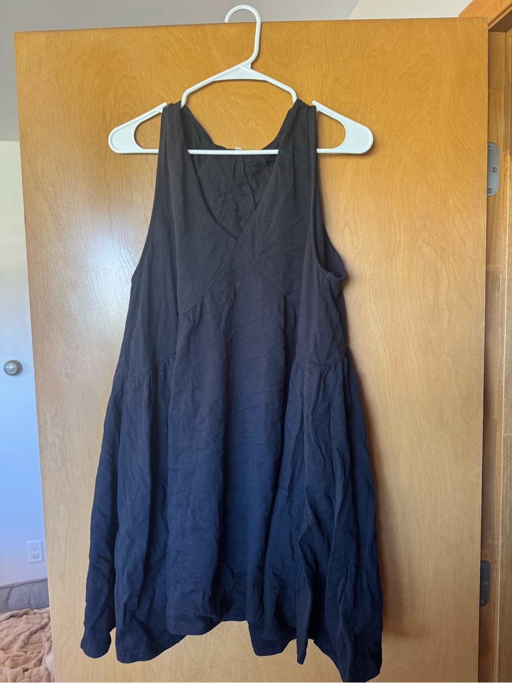 Amazon Black Sleeveless A-Line Dress